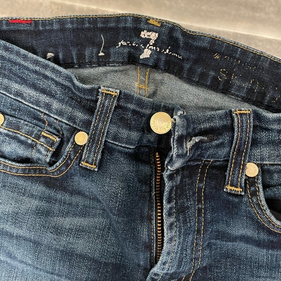 7 for mankind skinny jeans - Picture 2 of 4
